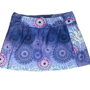 Brisas Skort-L blue purple , cotton spandex